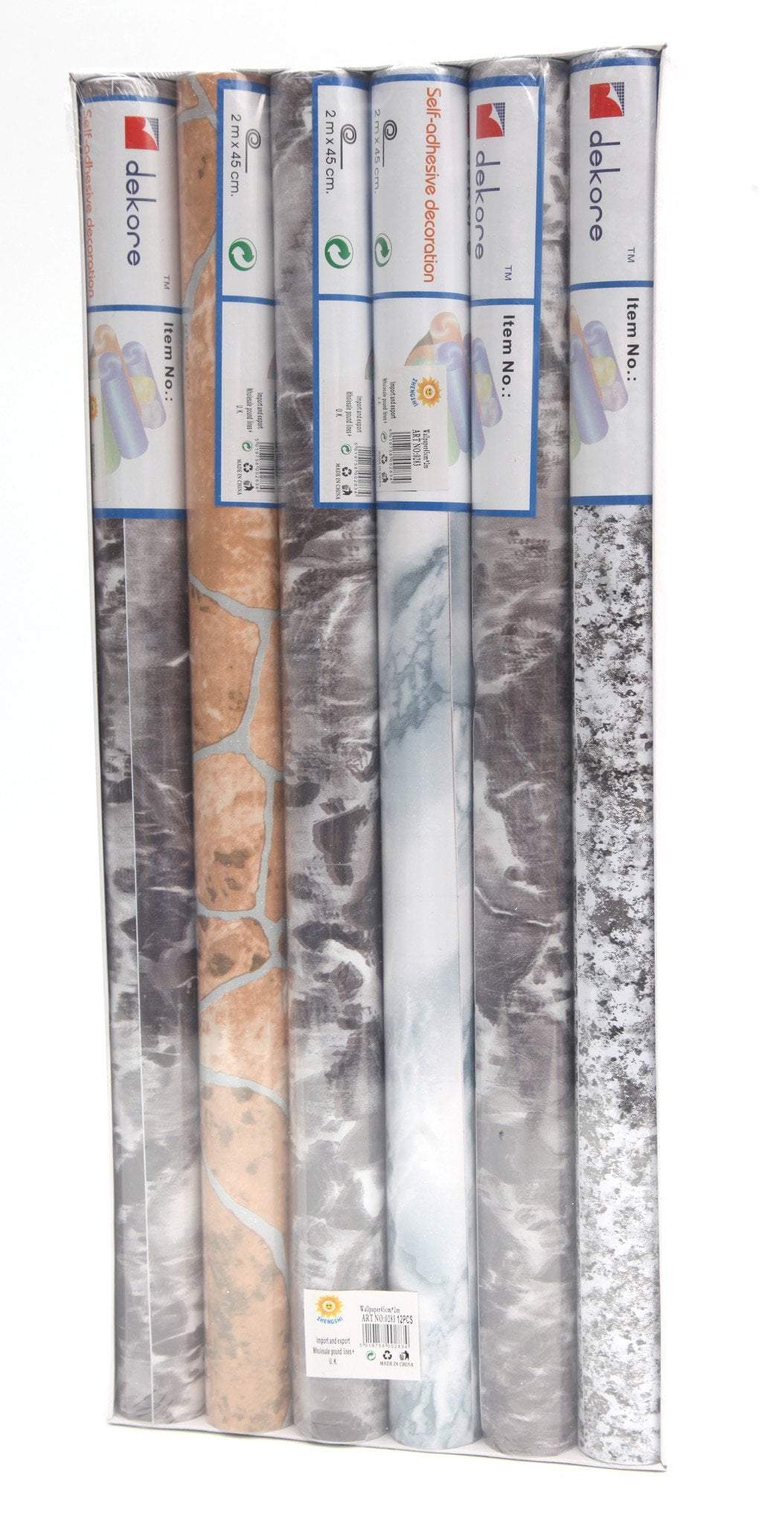 Self Adhesive Bedroom Wallpaper 45 x 200 cm Assorted Designs 0283