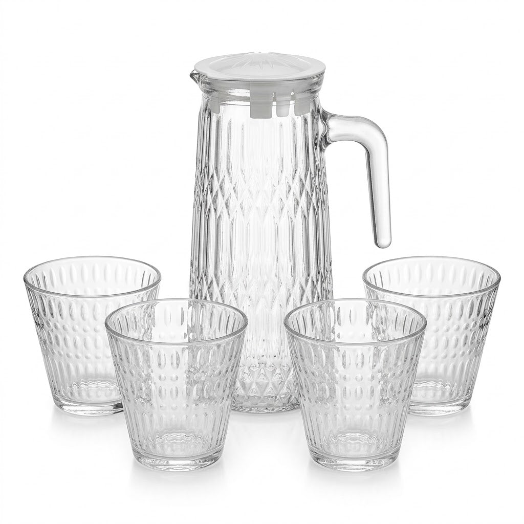 Five-Piece Monai Water Tools Set 27x21x10cm 1118g 700+200ml Capacity SKU 8202