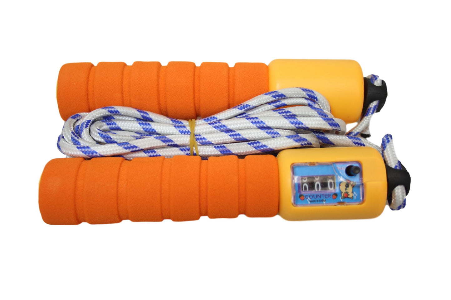Children's Skipping Rope with Counter, Soft Handle &amp; 2.4m Rope – Assorted Colours, SKU 0378 A