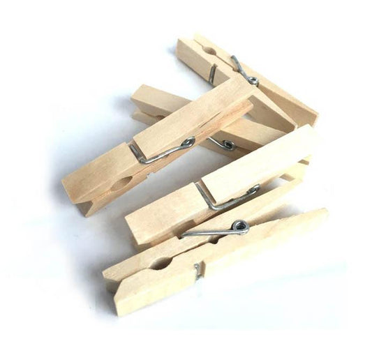 Wooden Cloth Laundry Pegs 9.5 cm Pack of 12 0372 / 7064