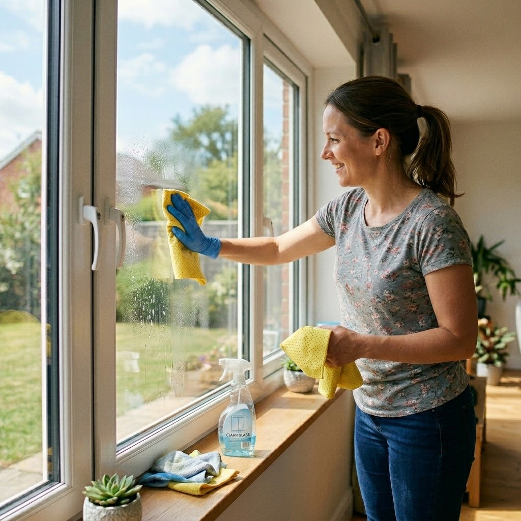Yellow Microfibre Windshield and Glasses Cleaning Cloth 30 x 30 cm SKU 7467