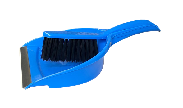 Plastic Dustpan and Brush Set Assorted Colours 0405 A