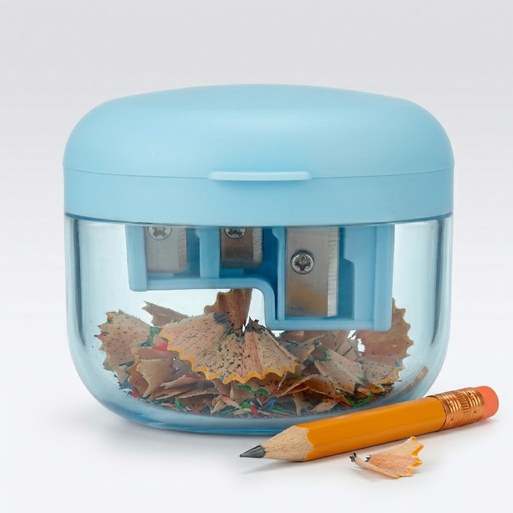Pencil Sharpener Assorted Colours 7x7x5cm 38g SKU 8158