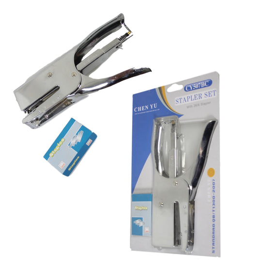 Heavy Duty Metal Stapler with 1 Pack of Staples 26/6 0495