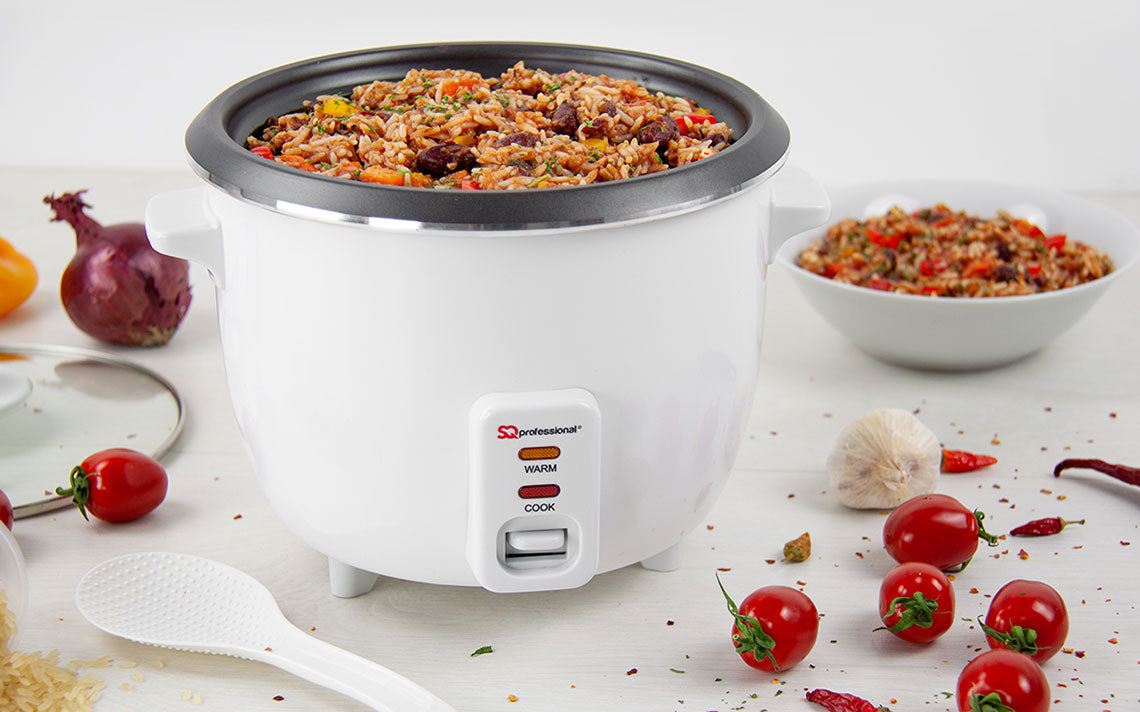 SQ Professional Electrical 1.8 Litre Rice Cooker Home Kitchen 700W 3159
