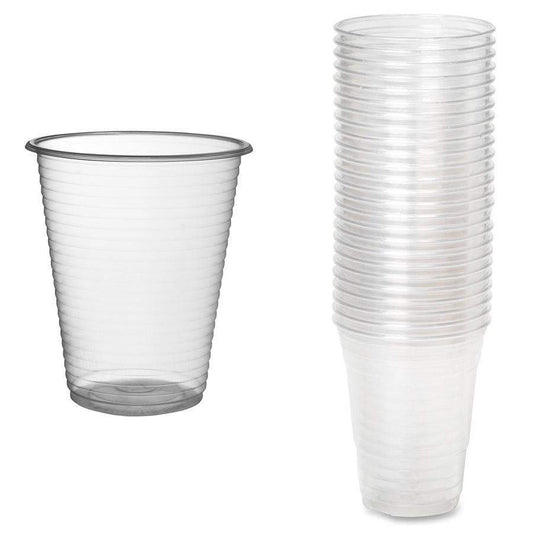 100 Pack Clear Disposable Plastic Cups TS732