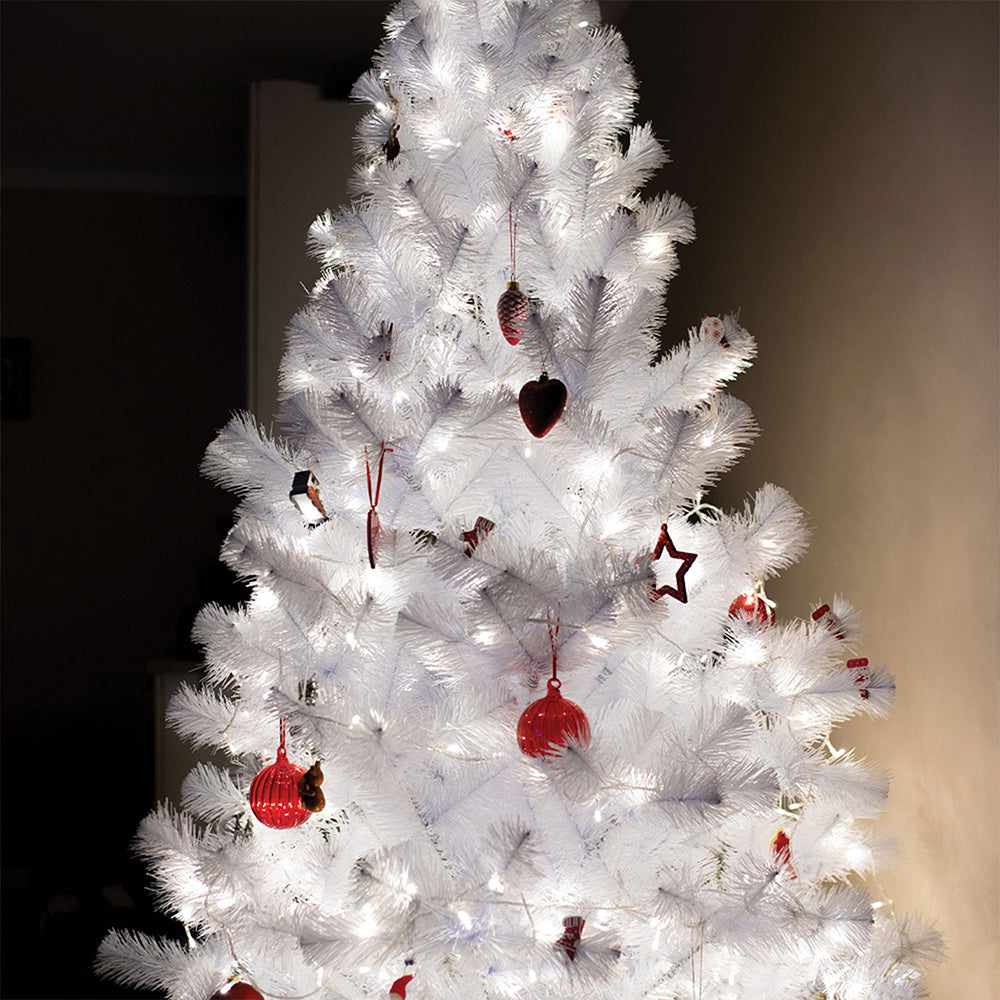 Durane LED Fairy Light String White Wire 25m 300 Bulbs White 10180