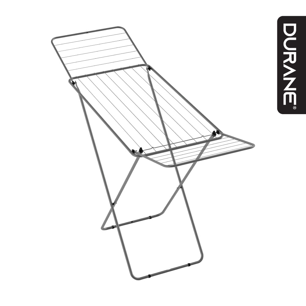 Durane Clothes Airer Dryer Foldable Black Maximum Load 18kg 10185 / AA2209