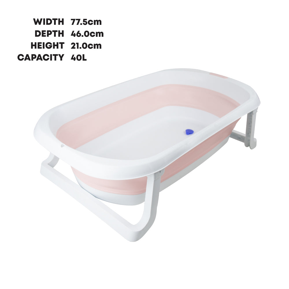Durane Collapsible Baby Bath Tub 40L Pink 10412