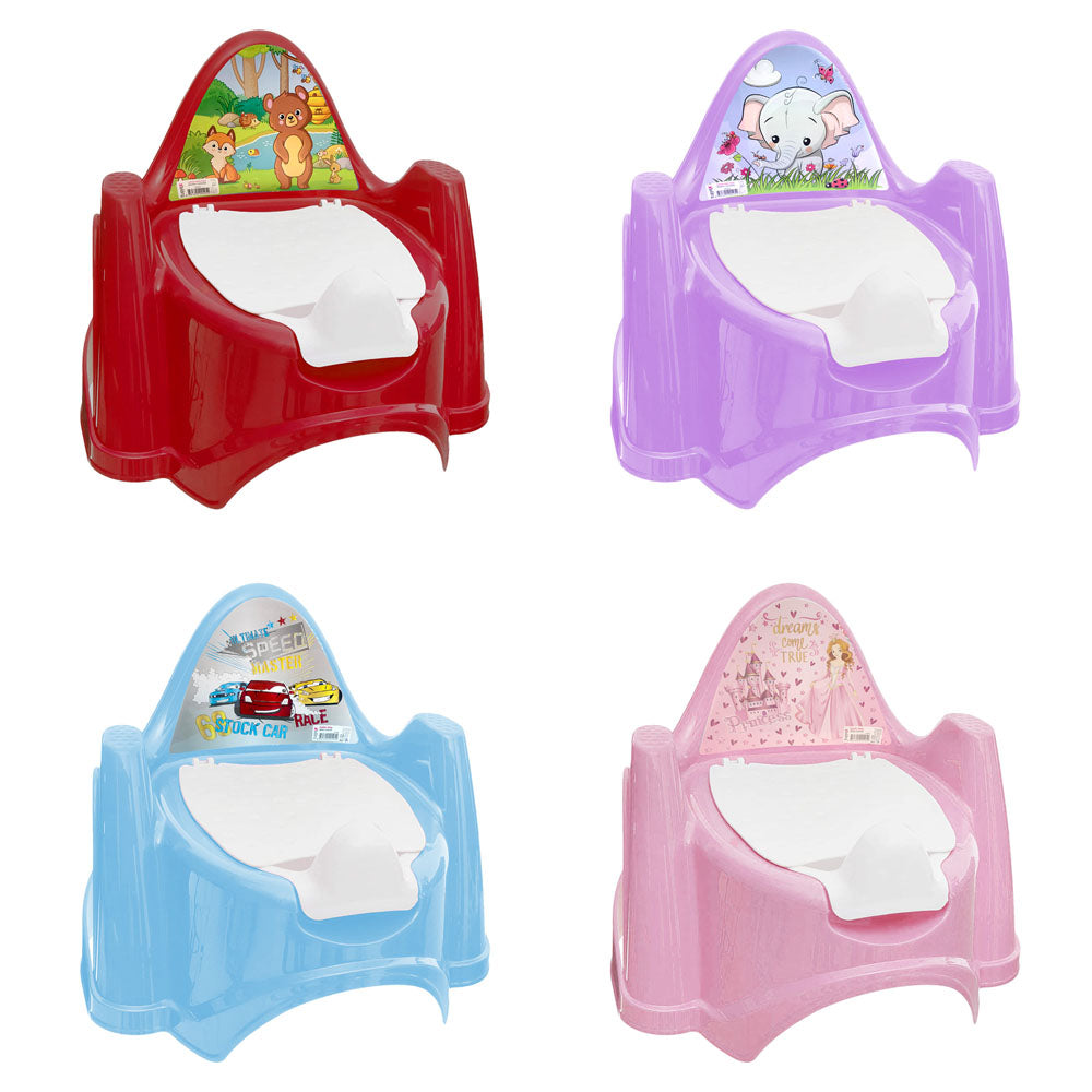 Tuffex Plastic Baby Potty Chair 35 x 36 x 30cm Assorted Colours 10485 / TP495