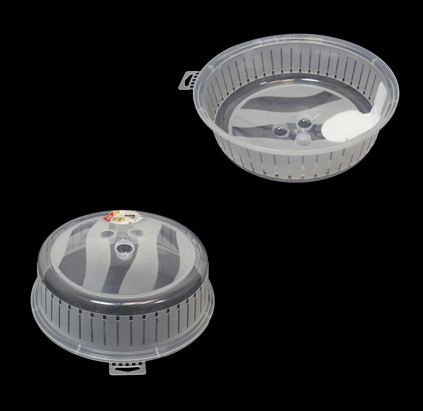 Plastic Microwave Food Plate Cover 26cm D10506