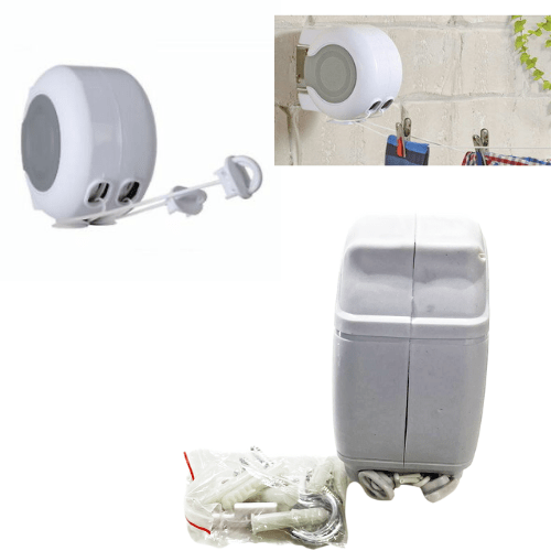 Easy To Install Retractable Garden Washing White or Grey Line 26 Metre 02398/26M-W A
