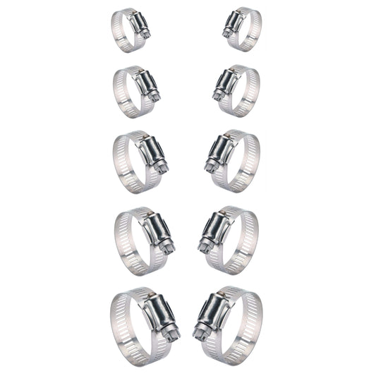 Stainless Steel Hose Clamp Pack of 10 0600