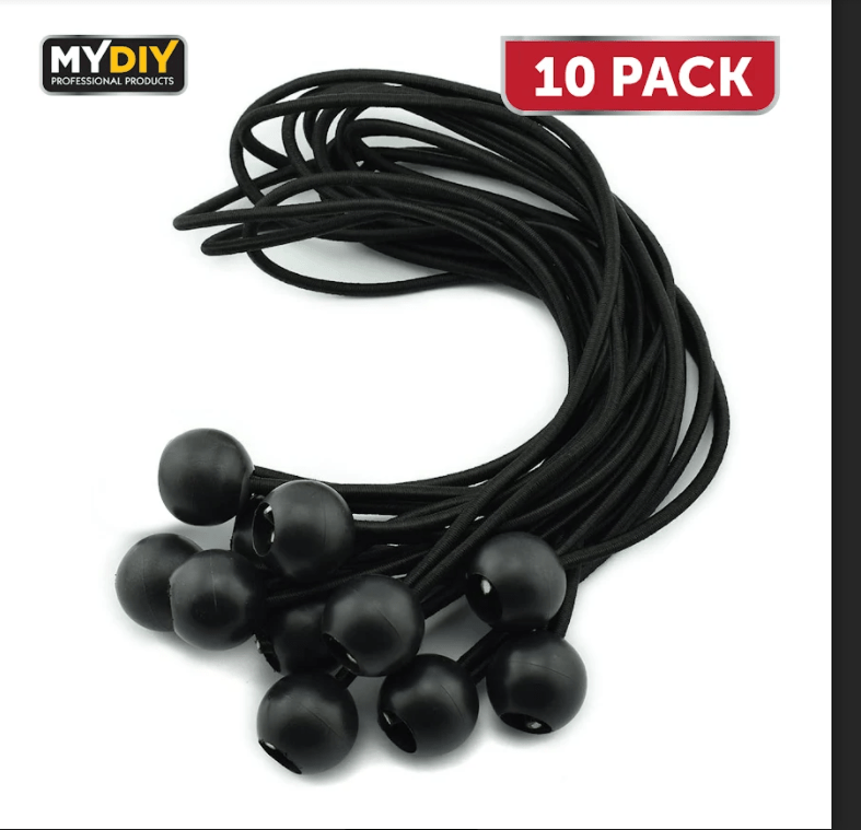 4" Ball Bungee Ties Pack of 10 1132