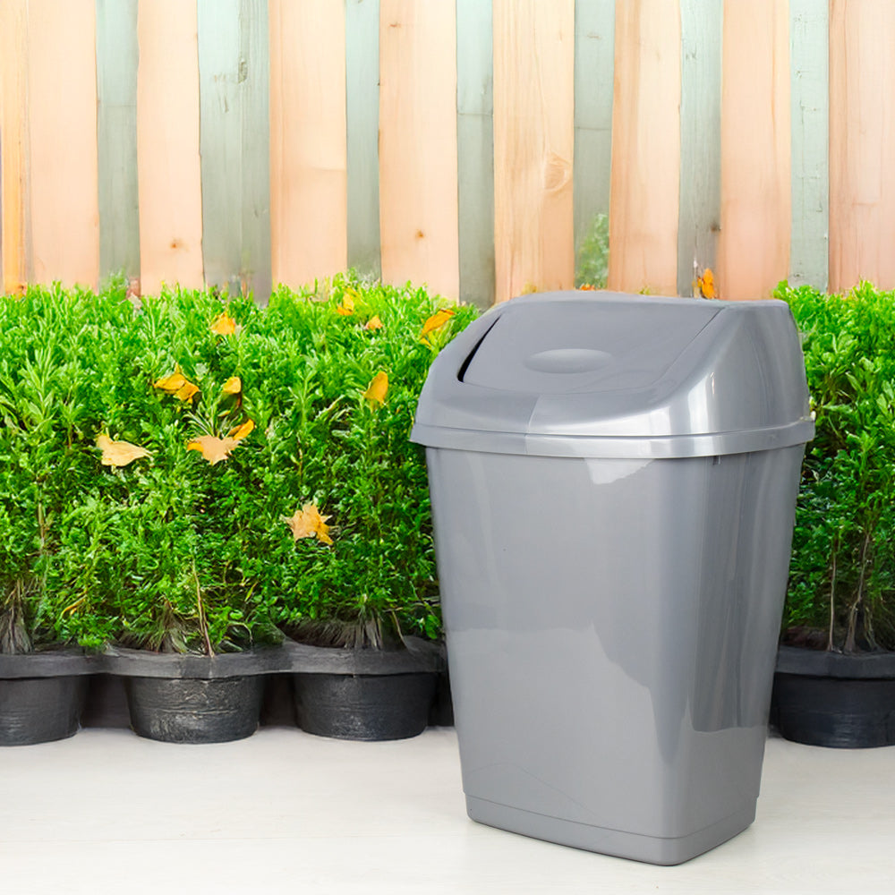 Kolorr Plastic Tidy Swing Bin 50L 40.1 x 31.3 x 61cm Assorted Colours 11861/Thw68b
