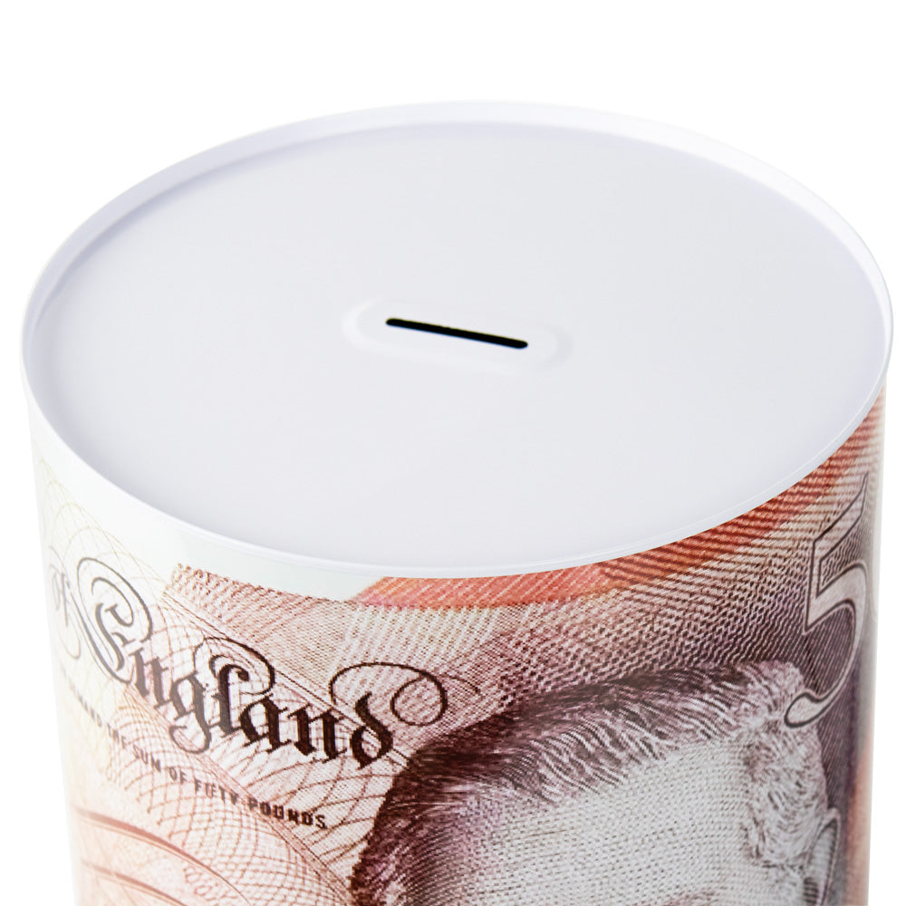 MTS75 Small Coin Money Tin Piggy Bank Savings Box 10 x 15cm Assorted Royal Designs SKU 4839