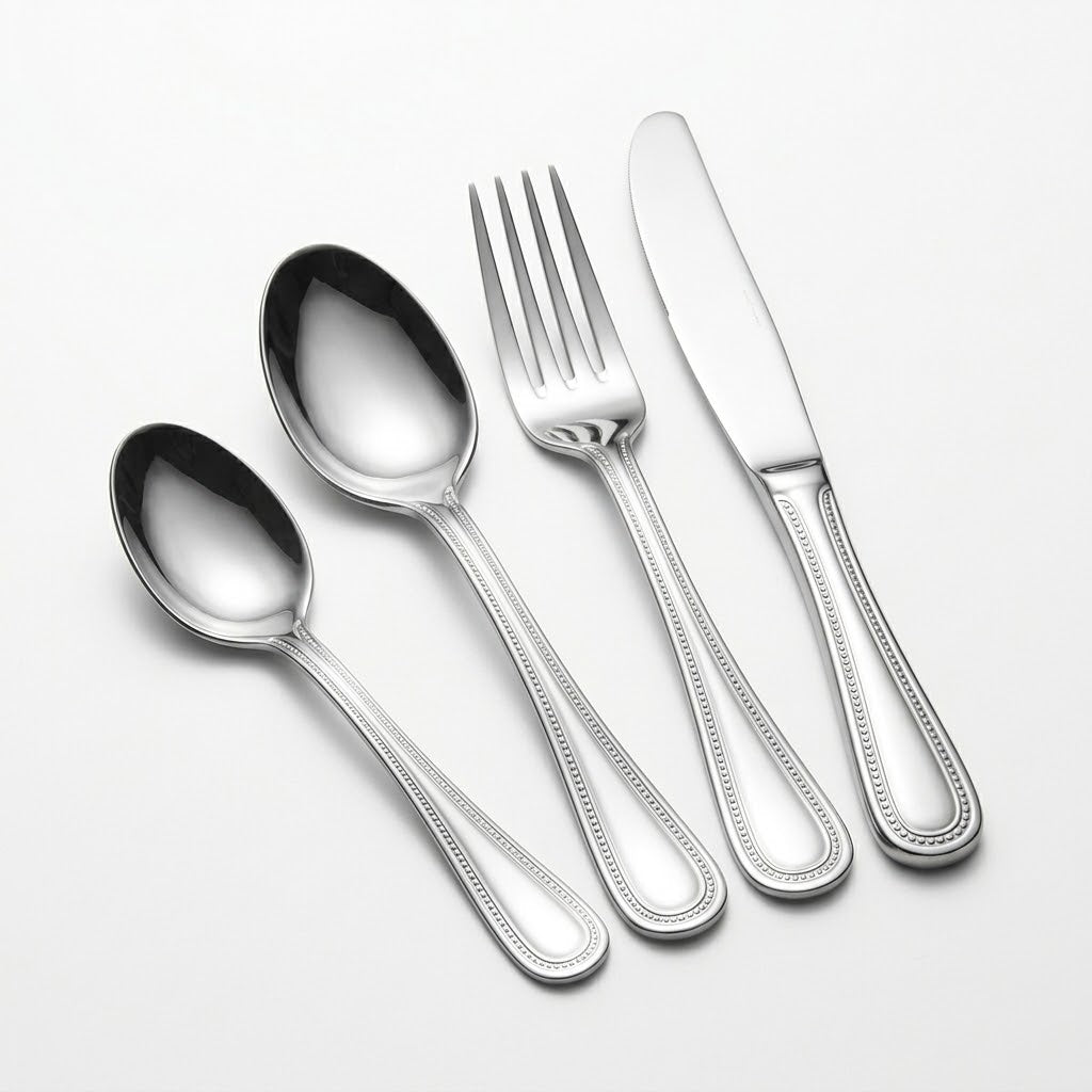 Steel Kitchen Dining Cutlery Set of 4 – Butter Knife, Fork, Tablespoon, Teaspoon, SKU BB3055 A