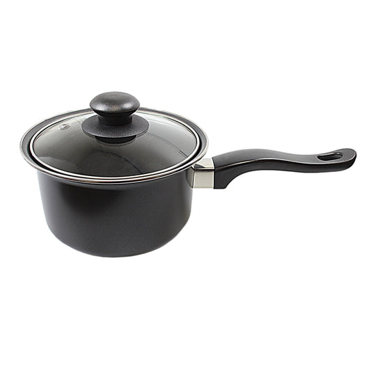Metal Milk Saucepan with Lid 18 cm KC1007 A