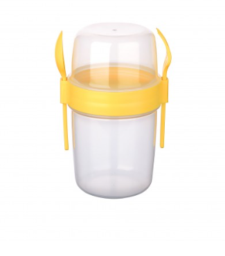 TTZ Take 'N' Go Muesli Container 1100ml Assorted Colours AP9453