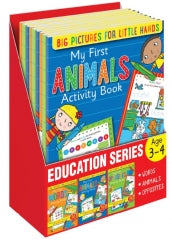My First Activity Book Early Learning Words Animals Opposites 27x20x0.3cm 98g SKU P2832