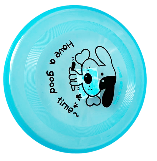 Pet Dog Toy Plastic Frisbee Flying Disc 20 cm Assorted Colours 6650