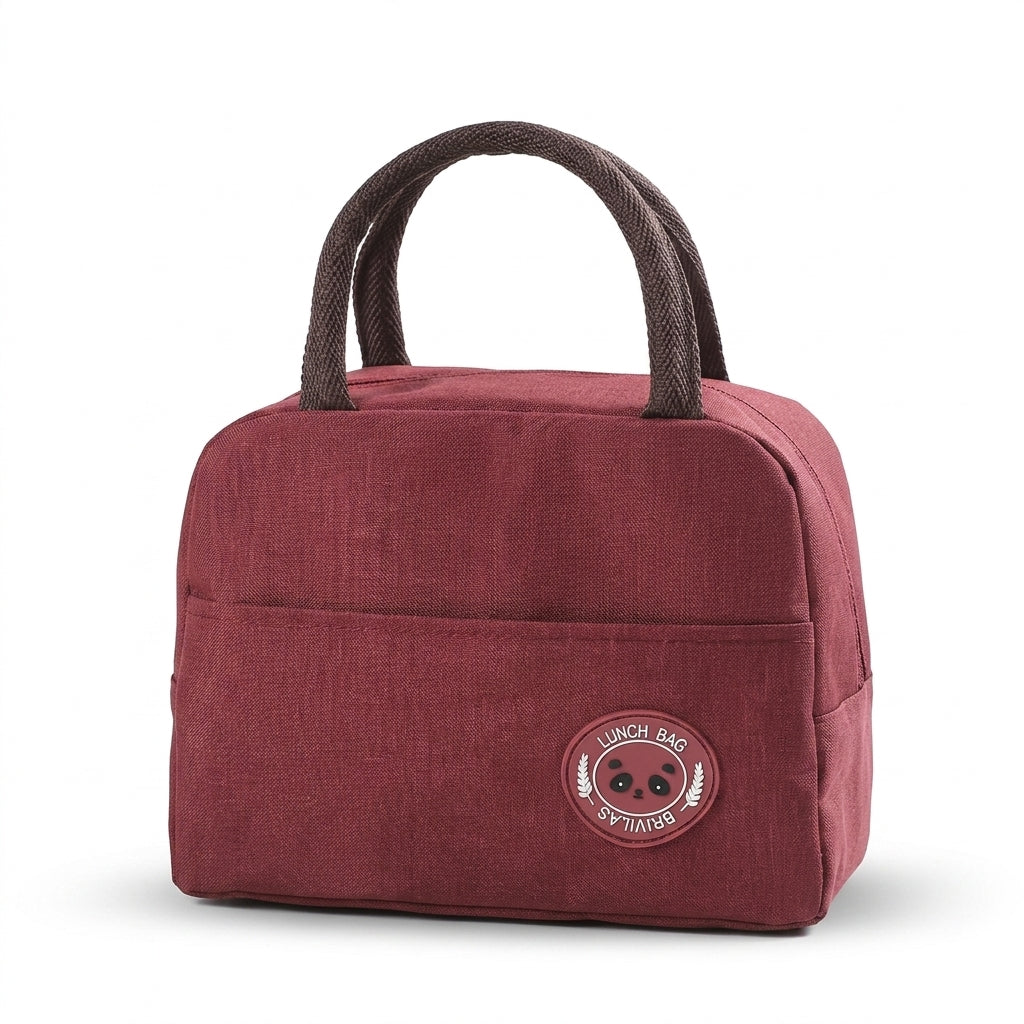 Insulated Lunch Travel Cooler Bag 24 x 19 x 10cm Aluminium Foil Lining Assorted Colours SKU 8094