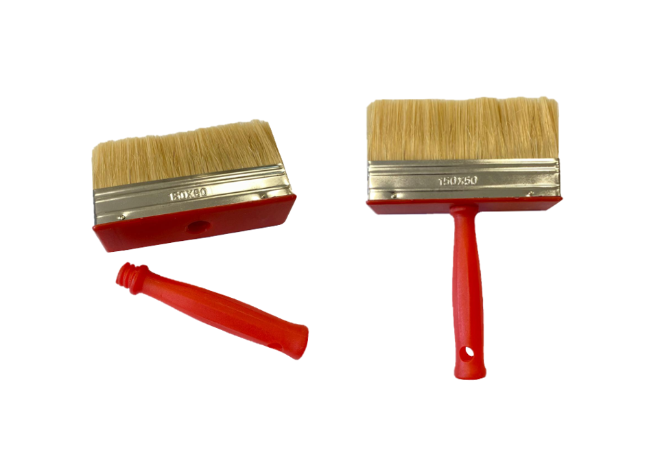 Heavy Duty Soft Bristle Wallpaper Paint Brush 14cm Assorted Colour Handle 2198