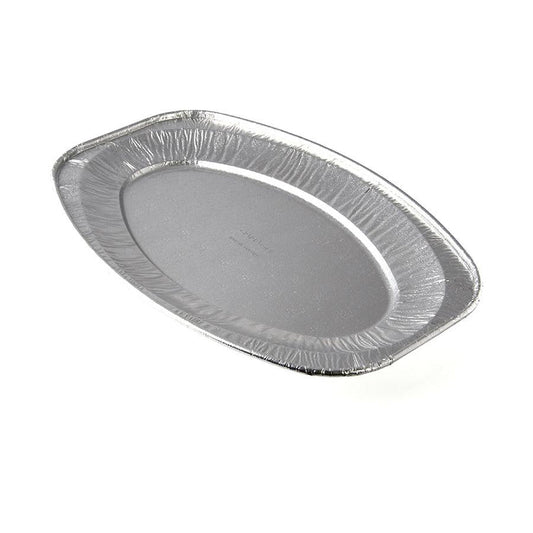14" Disposable Aluminium Foil Oval Platter Pack of 3 MX9030 / MX6028
