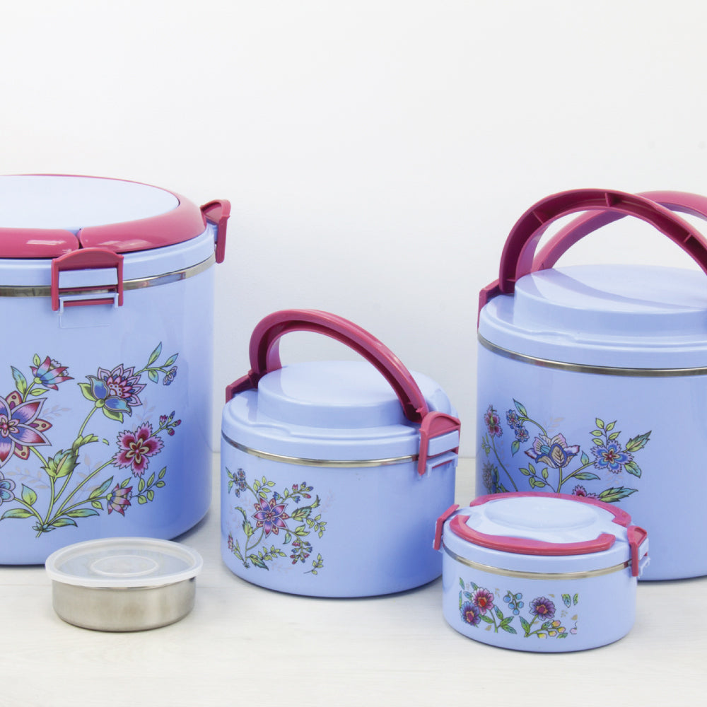 SQ Elite Elegance Insulated Hot Pot Set 5pc Blue 0.3-0.6-2.5-6-15L 2322