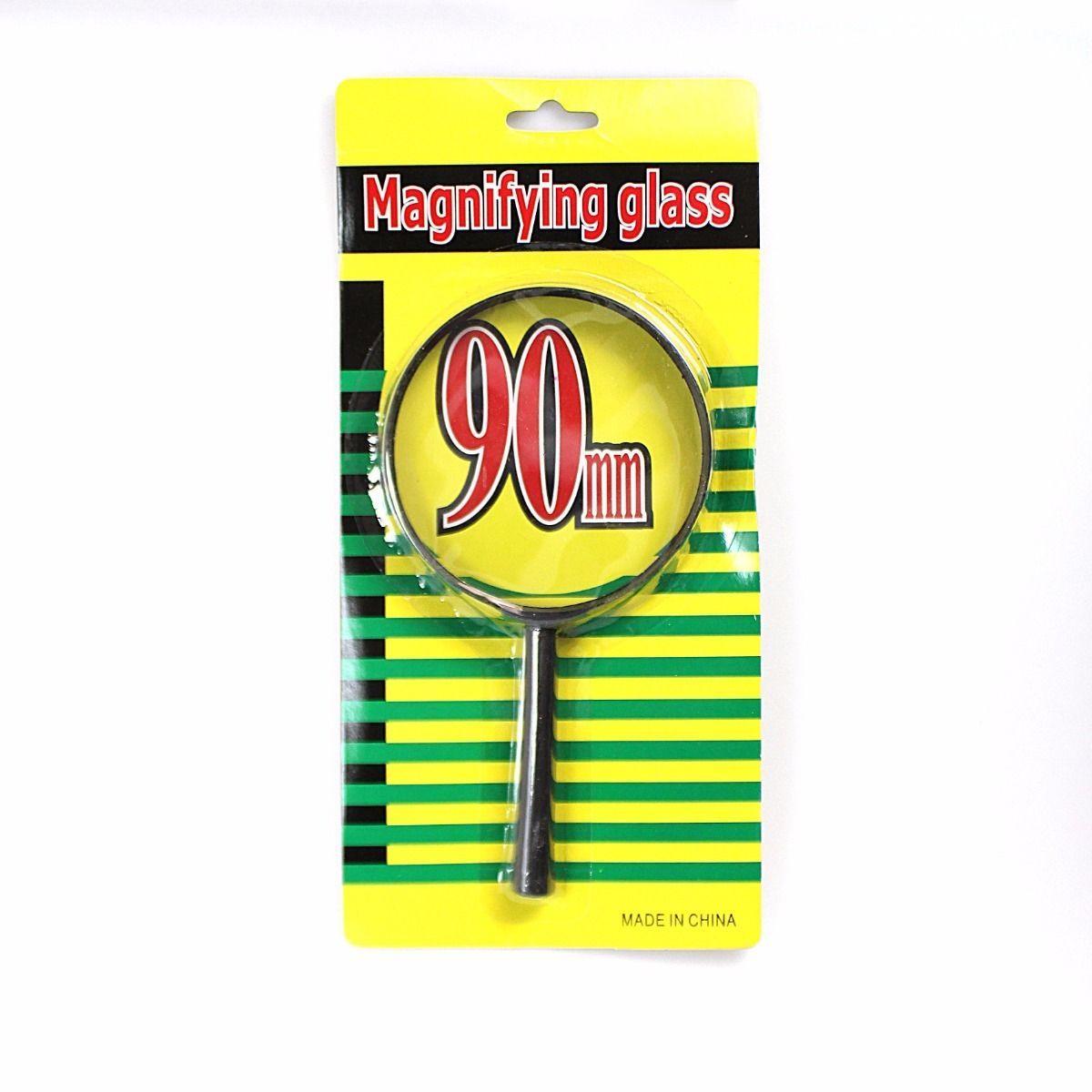 Multi Purpose Handheld  Magnifying Glass 90mm Black Frame 0605