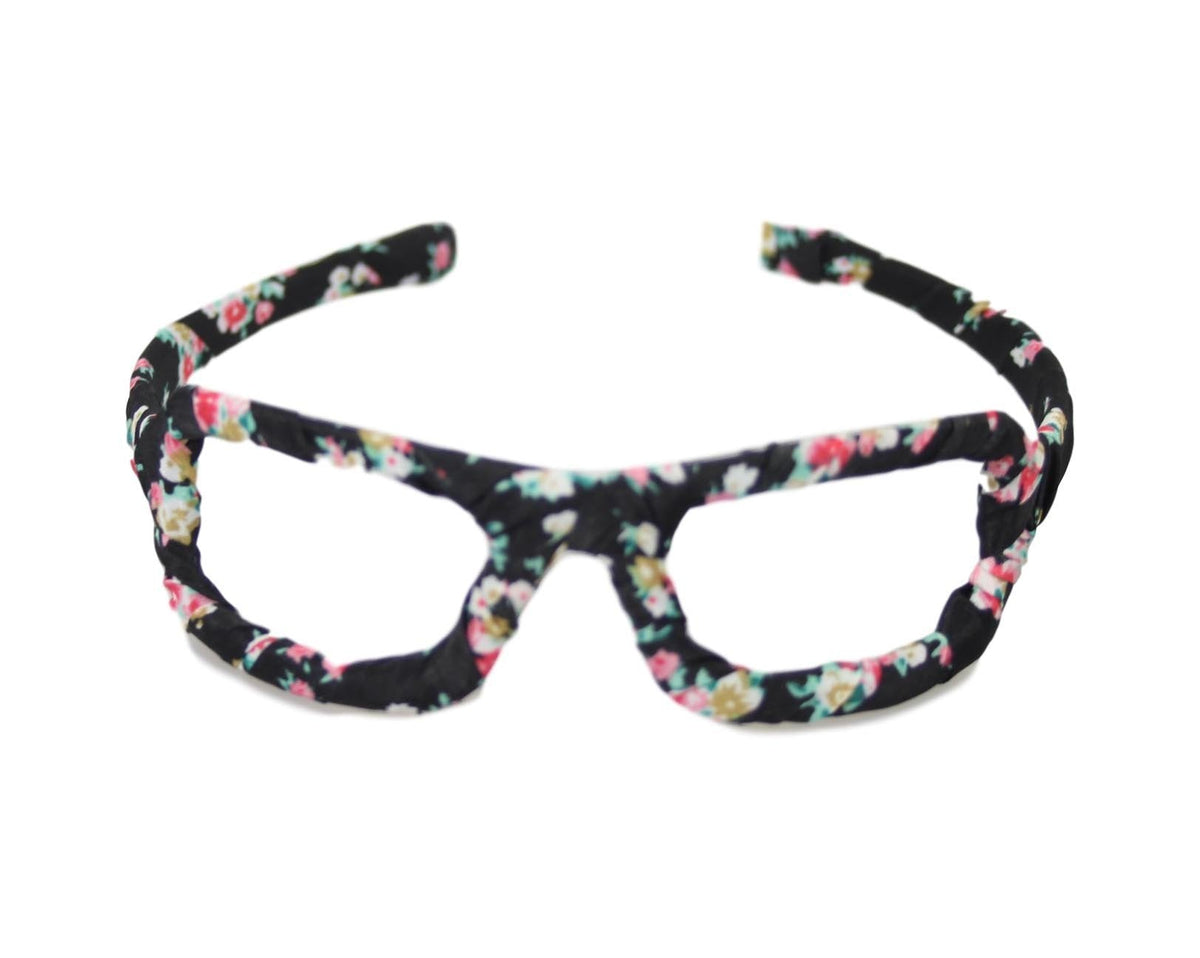 Girls Fancy Fabric Stylish Hair Head Band Glasses Design Assorted Colours 2644