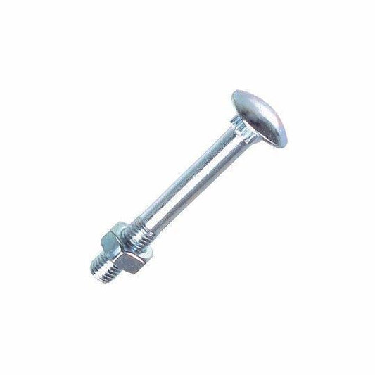 Pack of 3 Value Pack Cup Square Bolts and Nuts M8 X 80 0577