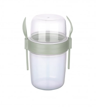 TTZ Take 'N' Go Muesli Container 1100ml Assorted Colours AP9453