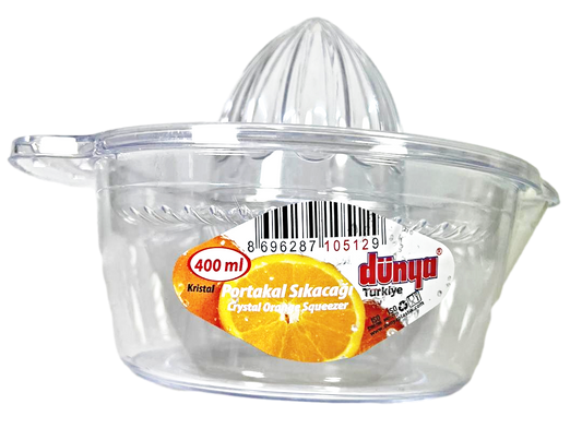 Clear Plastic Crystal Orange Lemon Juice Squeezer D10512
