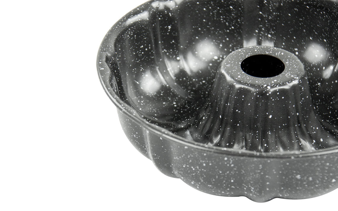 Round Ring Bundt Cake Baking Tin Mould 24 cm Speckled Grey 5408 / 9820