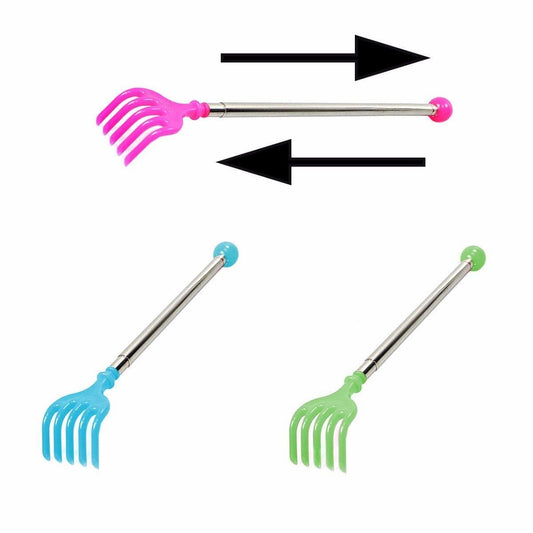 Extendable Back Scratcher 25 - 38 cm Assorted Colours 4834