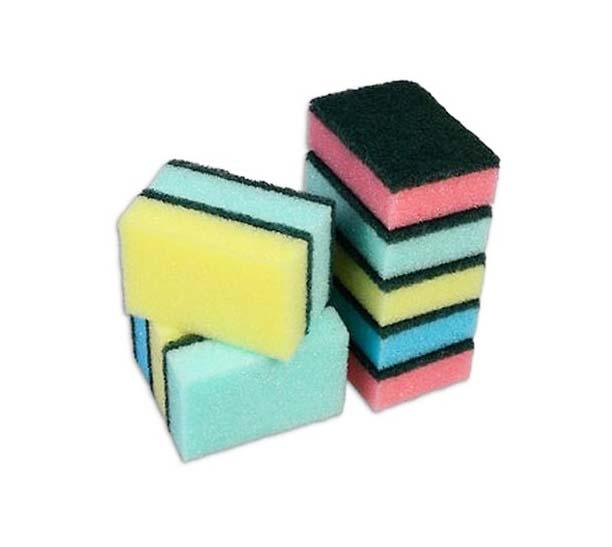 Accord Double Sided Kitchen Washing Up Sponge 8 x 2cm Pack of 20 STR317 / ACORD317