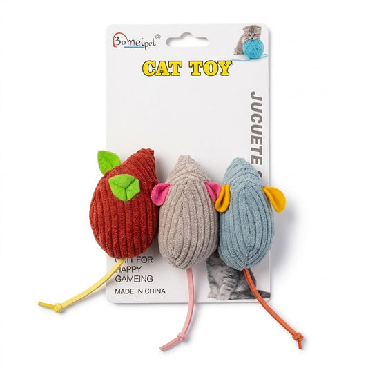 Cat Mouse Toy Play Ball 16x9x4cm 21g SKU8125