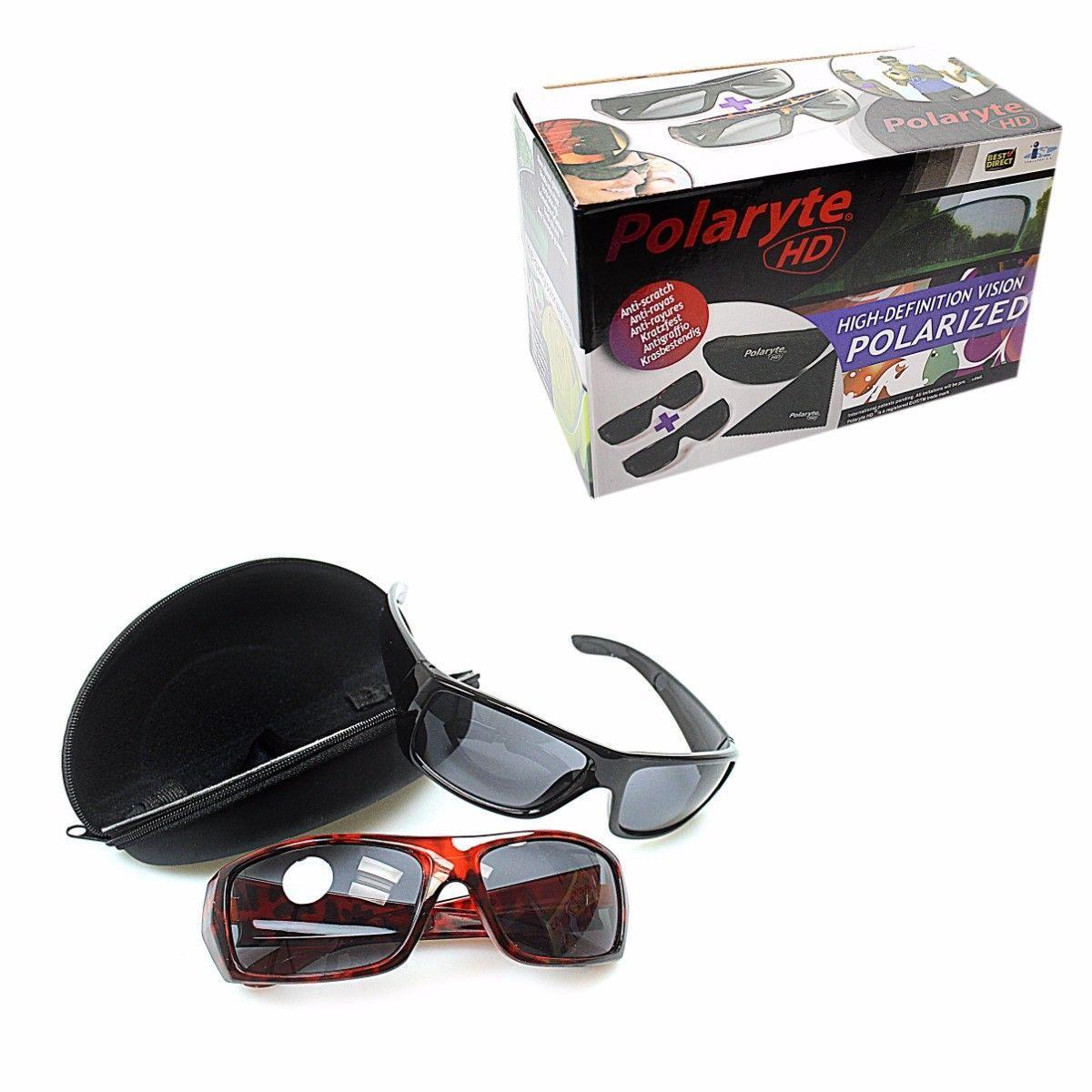 HD Polaryte High Definition Shades/Sun Glasses Pack of 2 4624