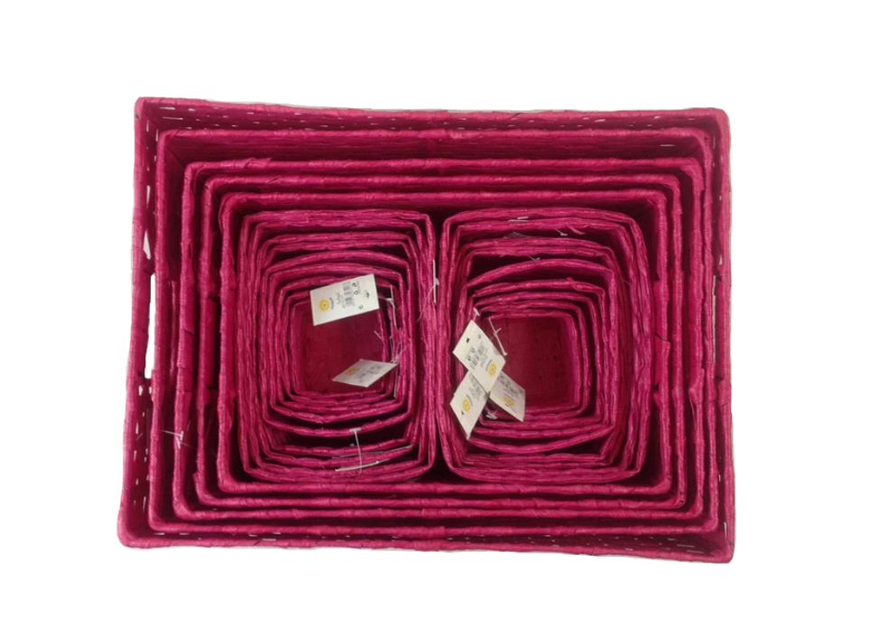 Gift Organiser Basket Hamper Set of 23 Assorted Sizes and Colours 3557