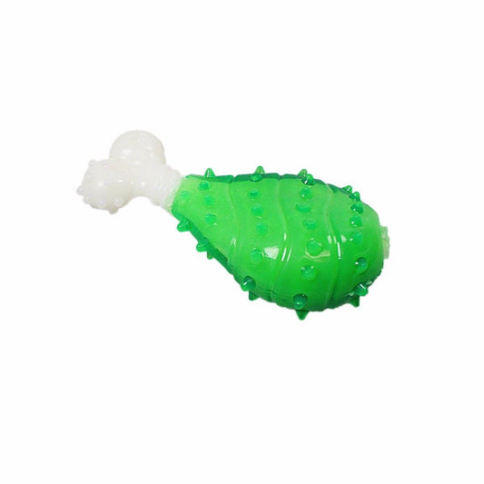 Pet Dog Toy Chicken Drumstick Bone 12 cm Assorted Colours 4750
