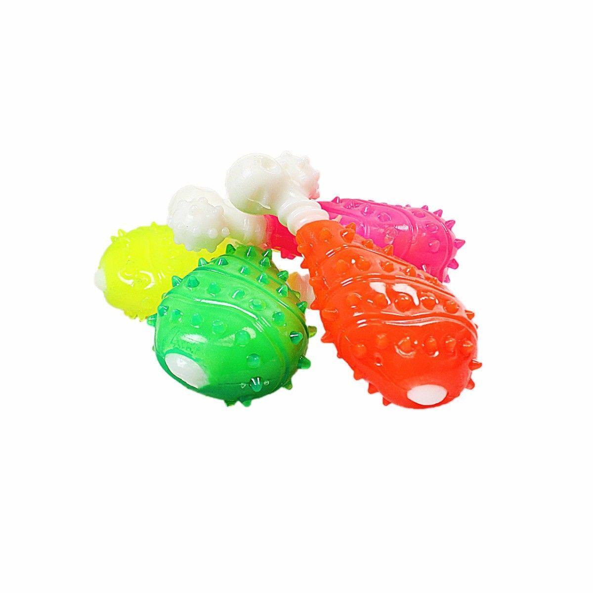Pet Dog Toy Chicken Drumstick Bone 12 cm Assorted Colours 4750