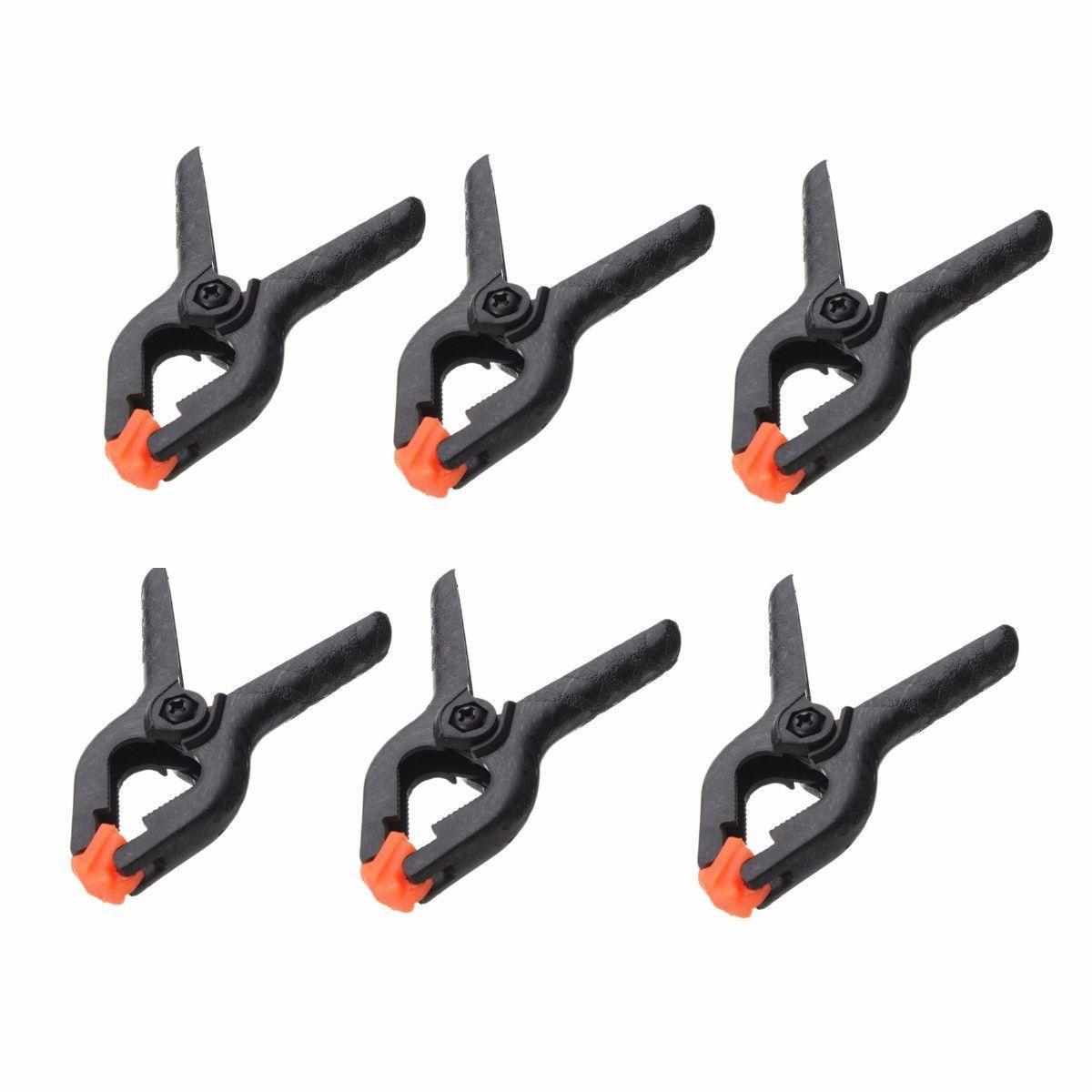 Plastic Market Stall Spring Clamp Clip 2" Pack of 6 2231