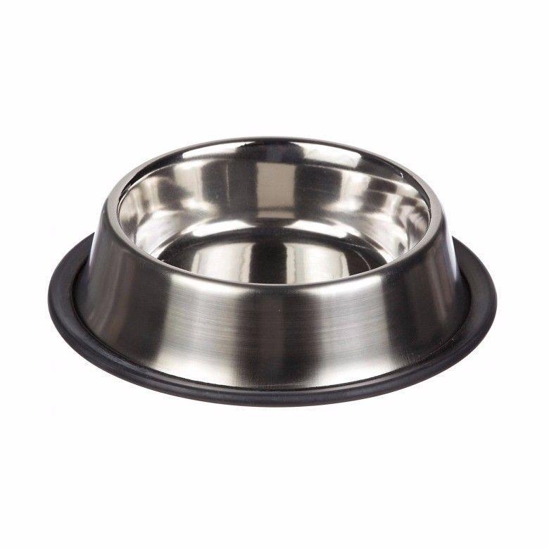 Steel Pet Bowl Dog Feeding Bowl Steel Medium Size Approx Ideal For Dogs 22cm 3045