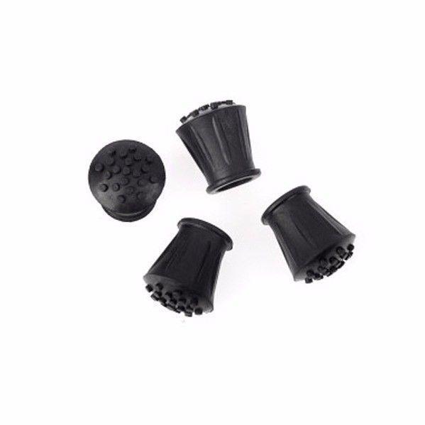 Rubber Walking Stick Ferrules 5/8'' Pack of 4 Black 0292 / 2922