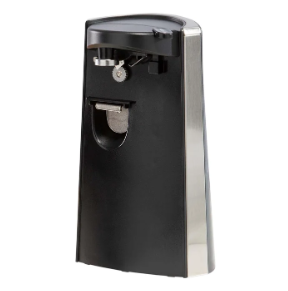 Daewoo 3-in-1 Electric Can Opener, Knife Sharpener &amp; Bottle Opener – Black/Chrome, SKU SDA2313GE