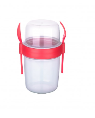 TTZ Take 'N' Go Muesli Container 1100ml Assorted Colours AP9453