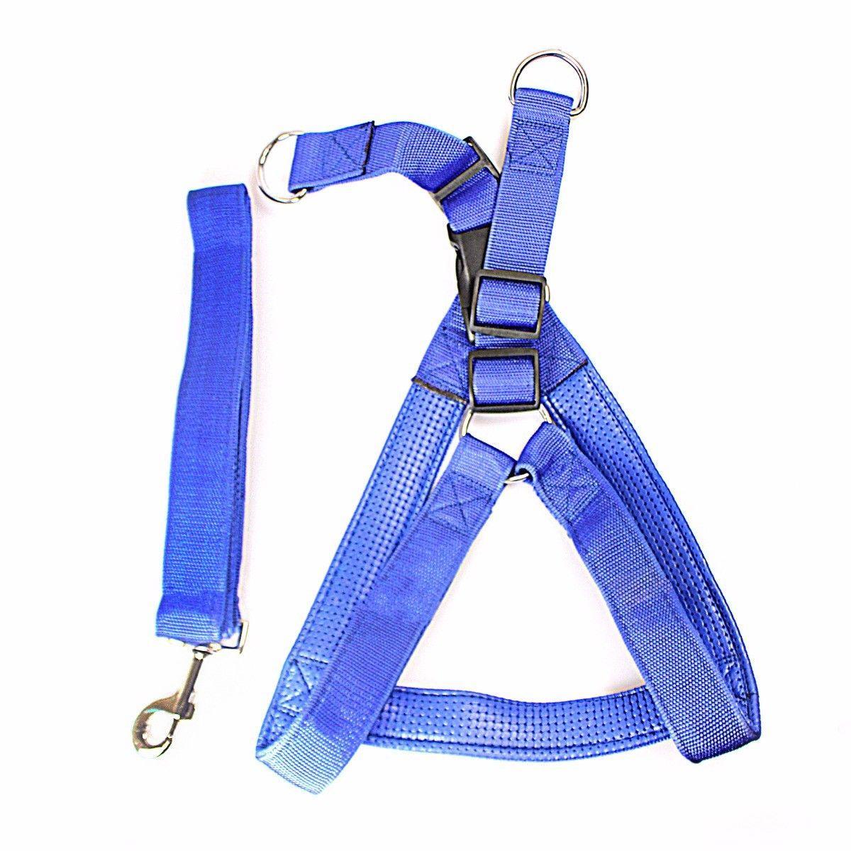 Heavy Duty Dog Harness Big Nylon Belt Assorted Colours 0056