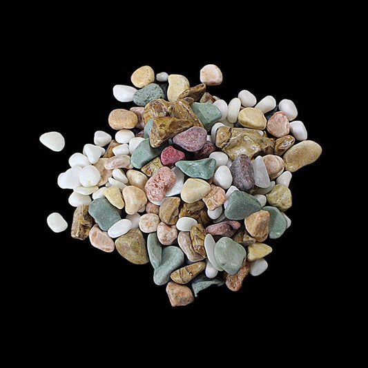 Bag of Mixed Aquarium Fish Tank Stones Rocks Assorted Colours and Sizes 4481 / 7927