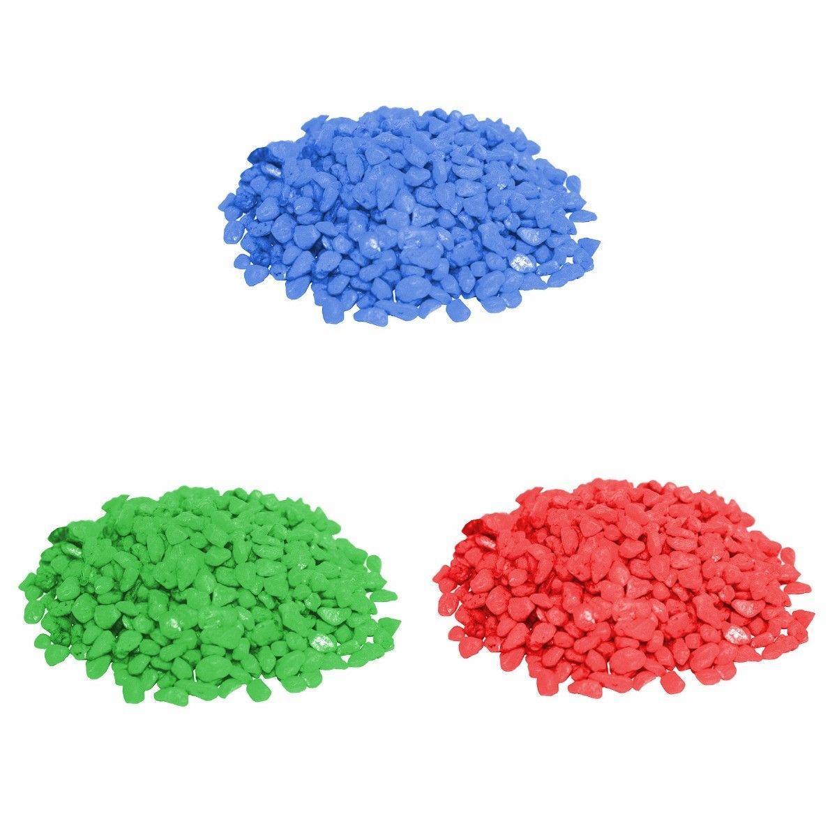 Bag of Small Aquarium Fish Tank Coloured Stones Assorted Sizes 3640 / 7926